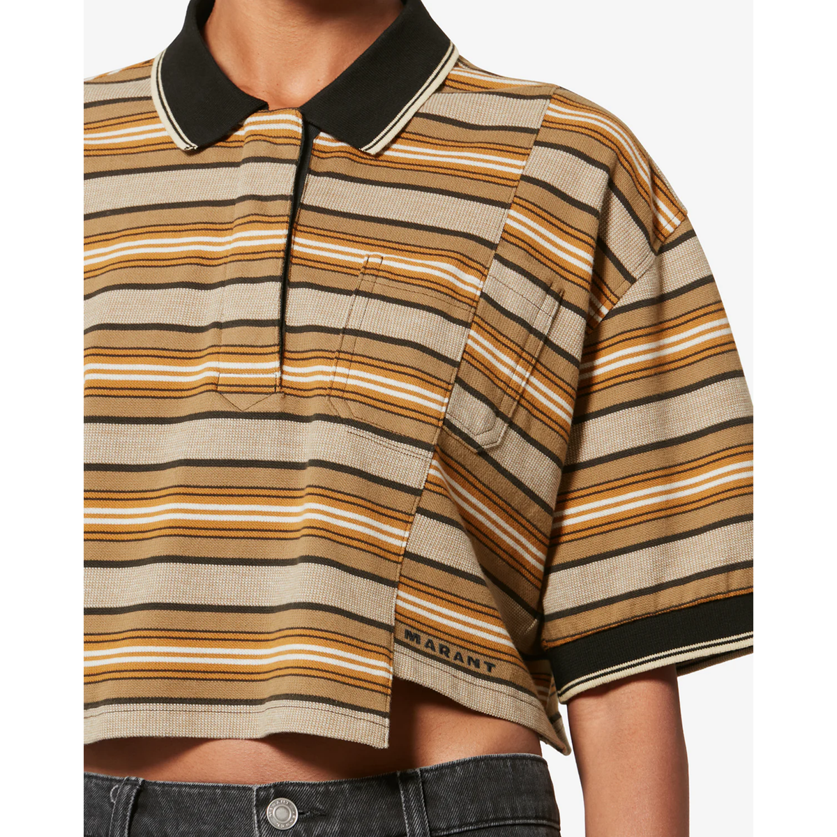 Poloshirt Isalyne - Beige/Khaki