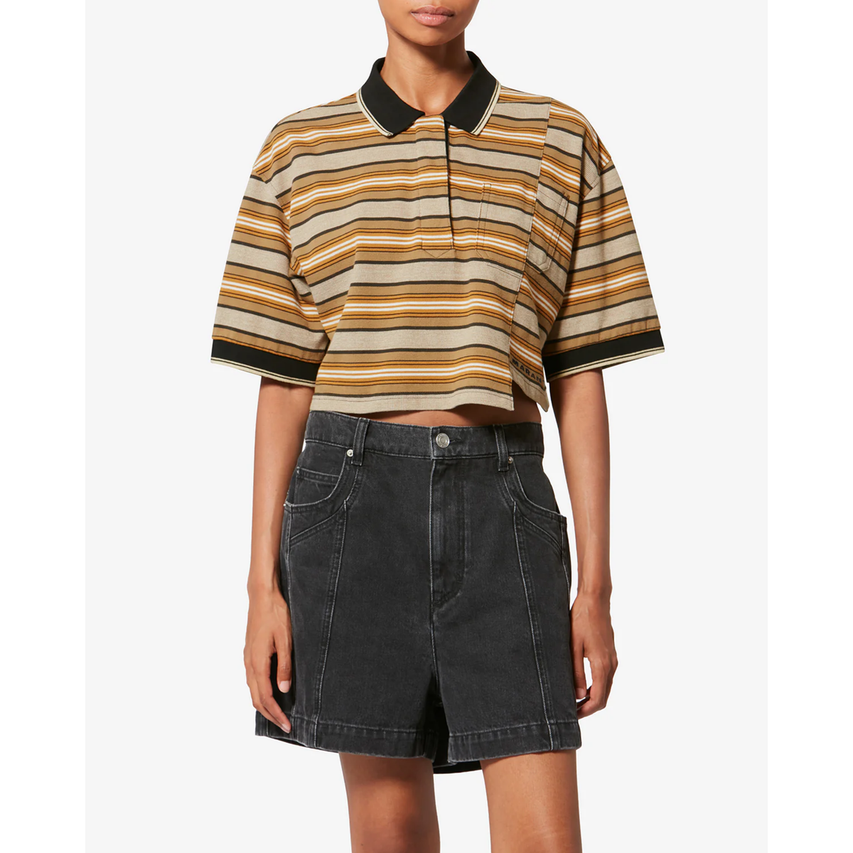 Poloshirt Isalyne - Beige/Khaki