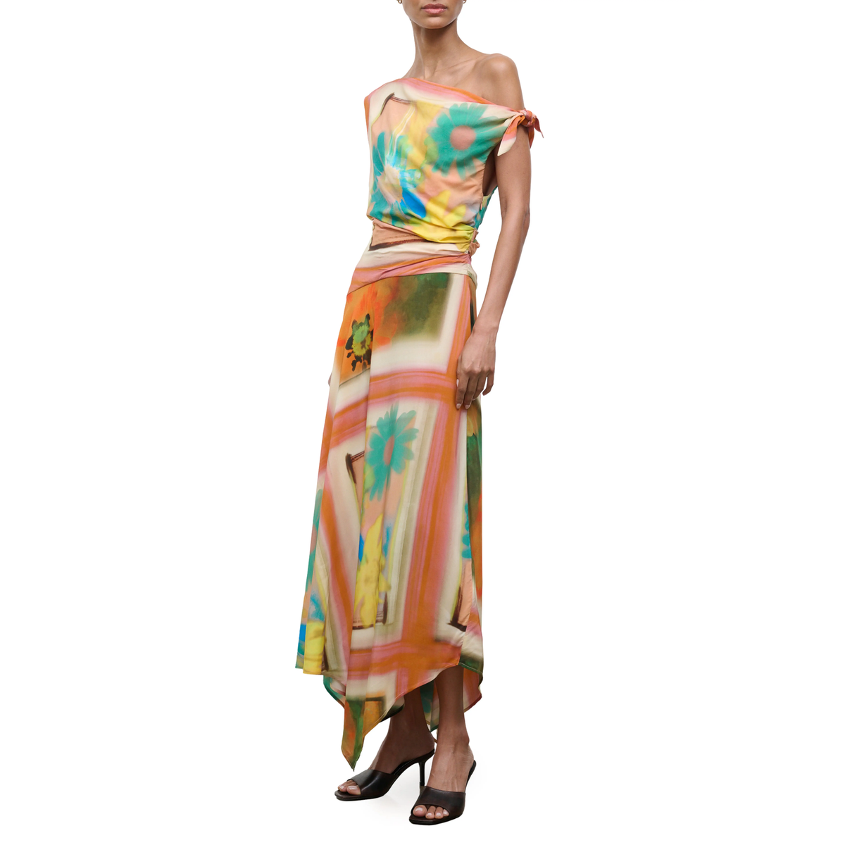 Portia Dress - Superbloom Scarf