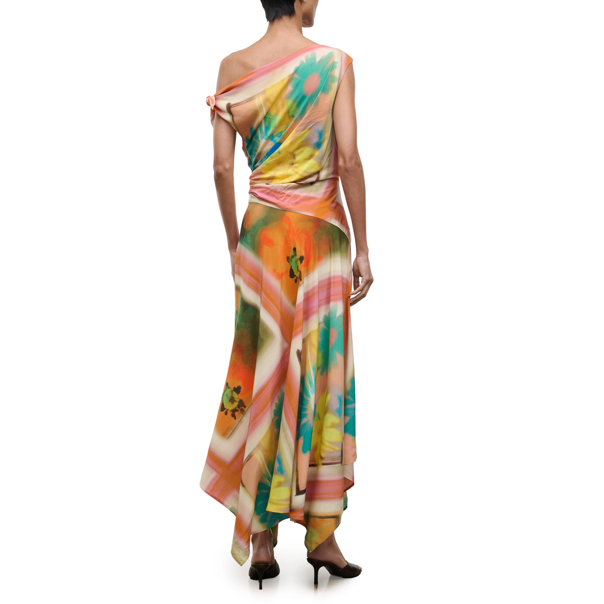 Portia Dress - Superbloom Scarf