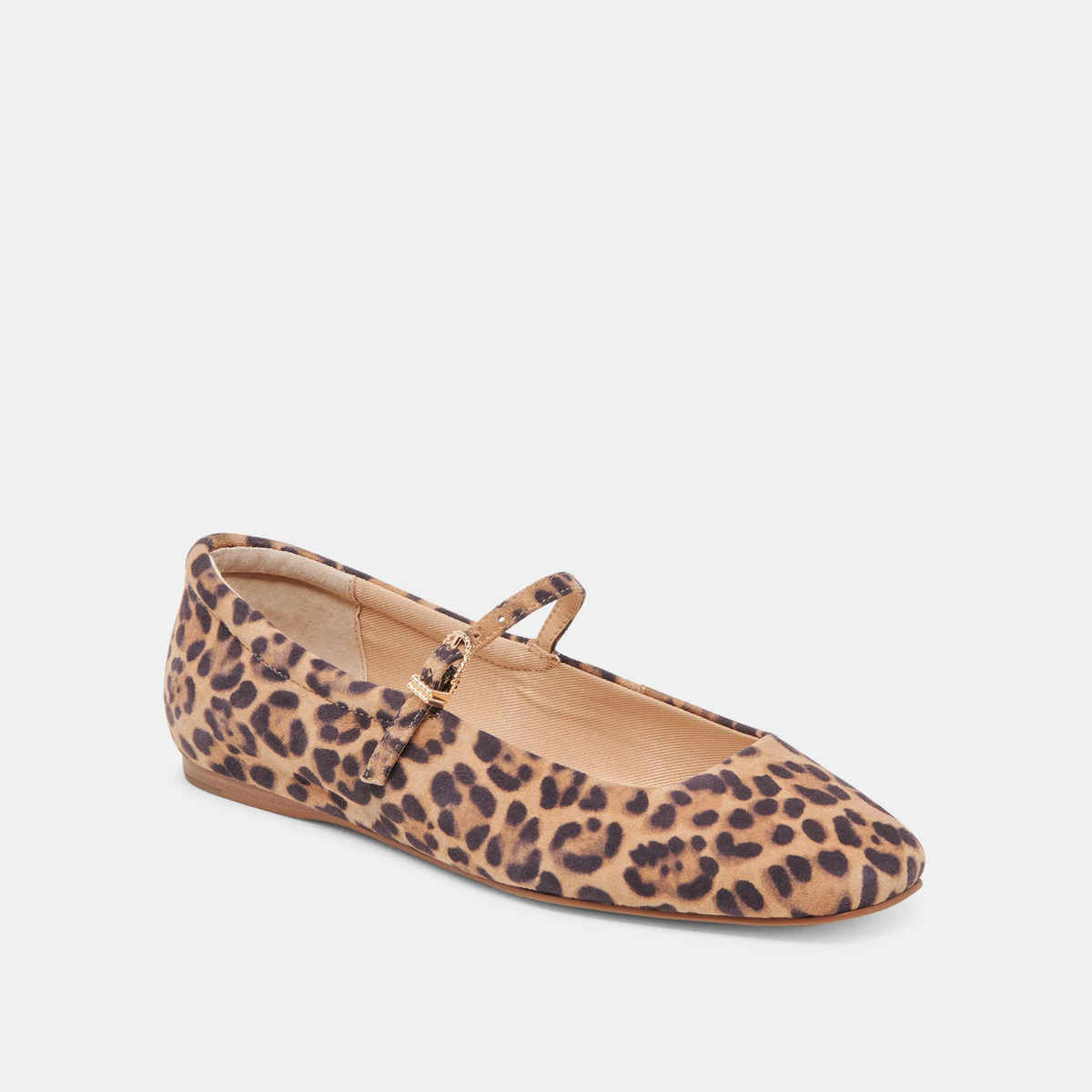 Reyes Ballet Flats - DK Leopard Suede