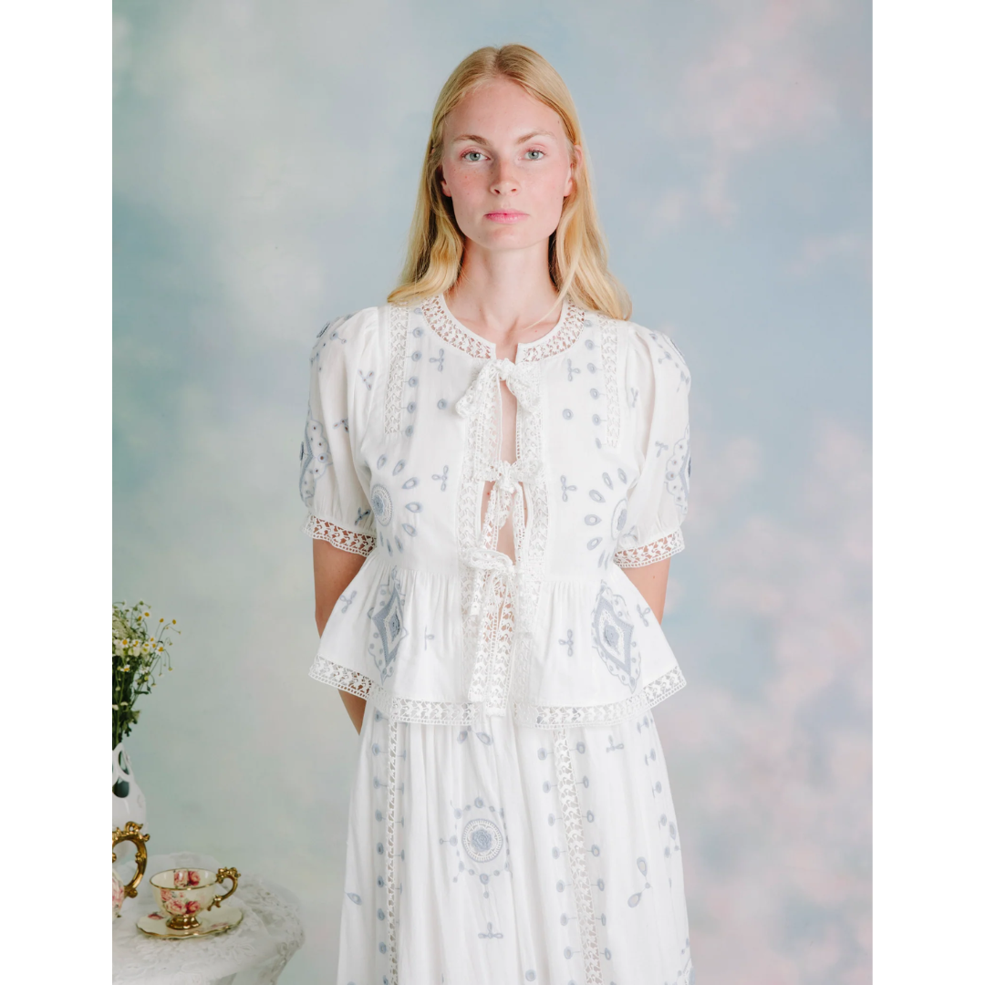 Roseanna Top - Forget Me Knot