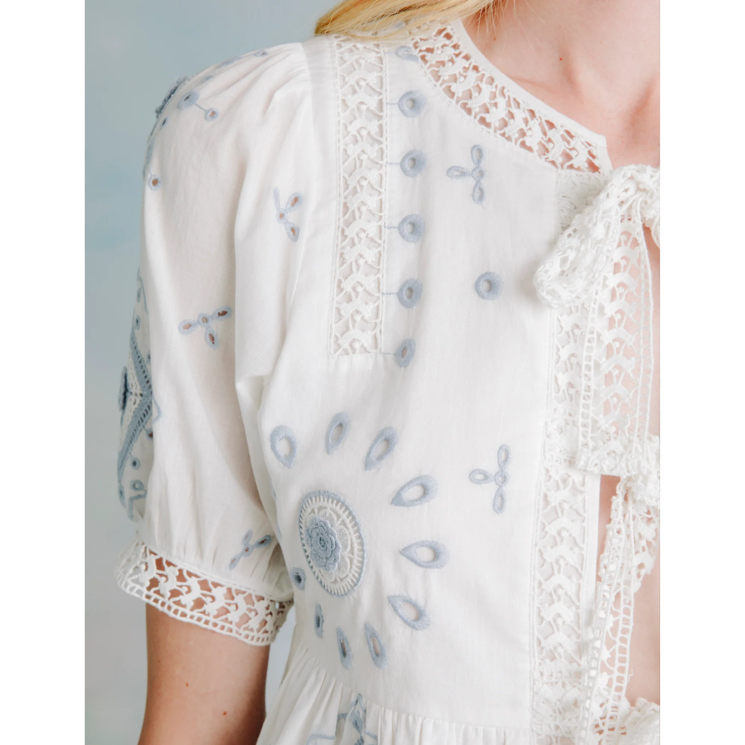 Roseanna Top - Forget Me Knot