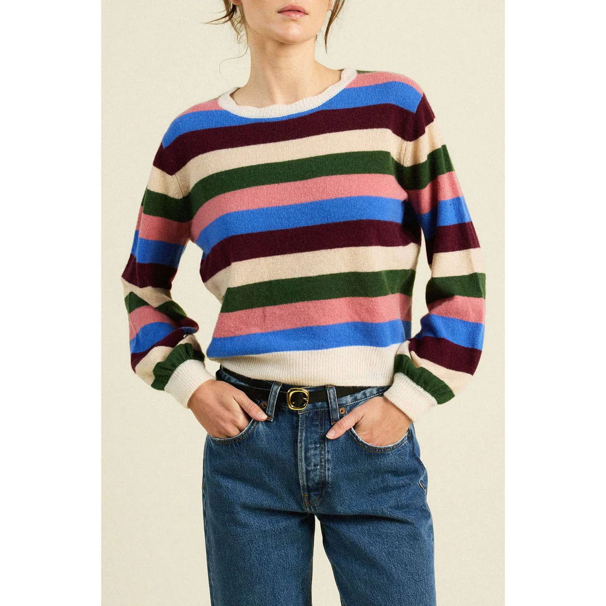 Ryann Sweater - Multi Stripe