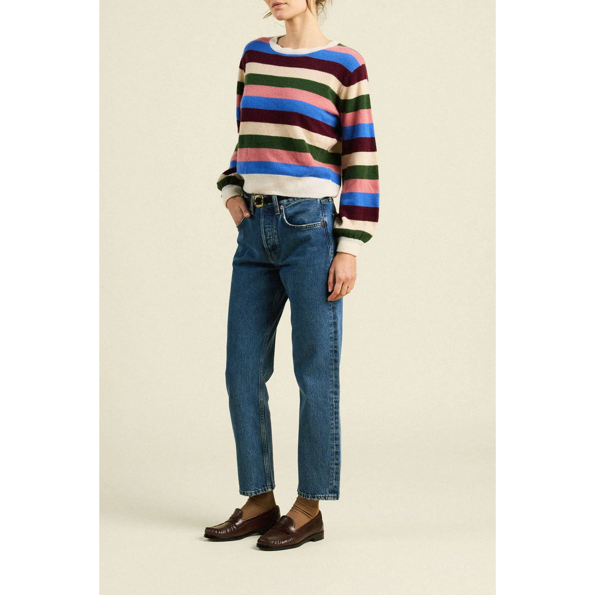 Ryann Sweater - Multi Stripe