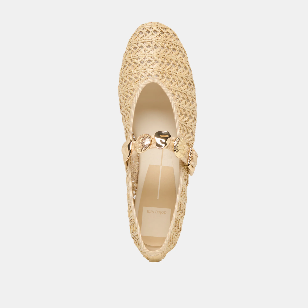 Relan Flat - Natural Cross Hatch Raffia