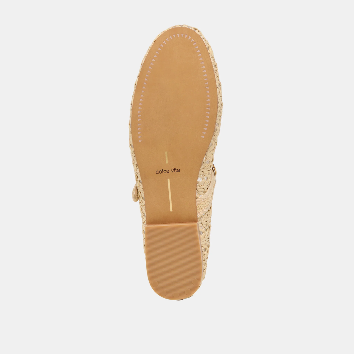 Relan Flat - Natural Cross Hatch Raffia