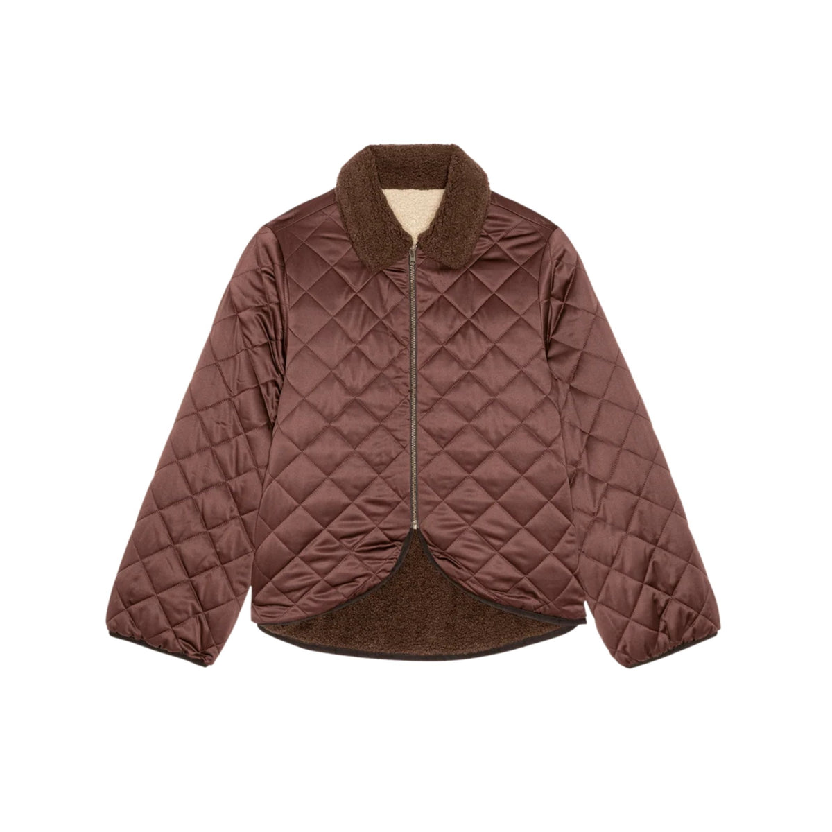 Reversible Yoke Pasture Jacket - Brown With Cream