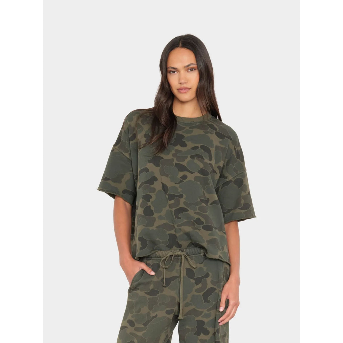 Romeo Tee - Camo Sage