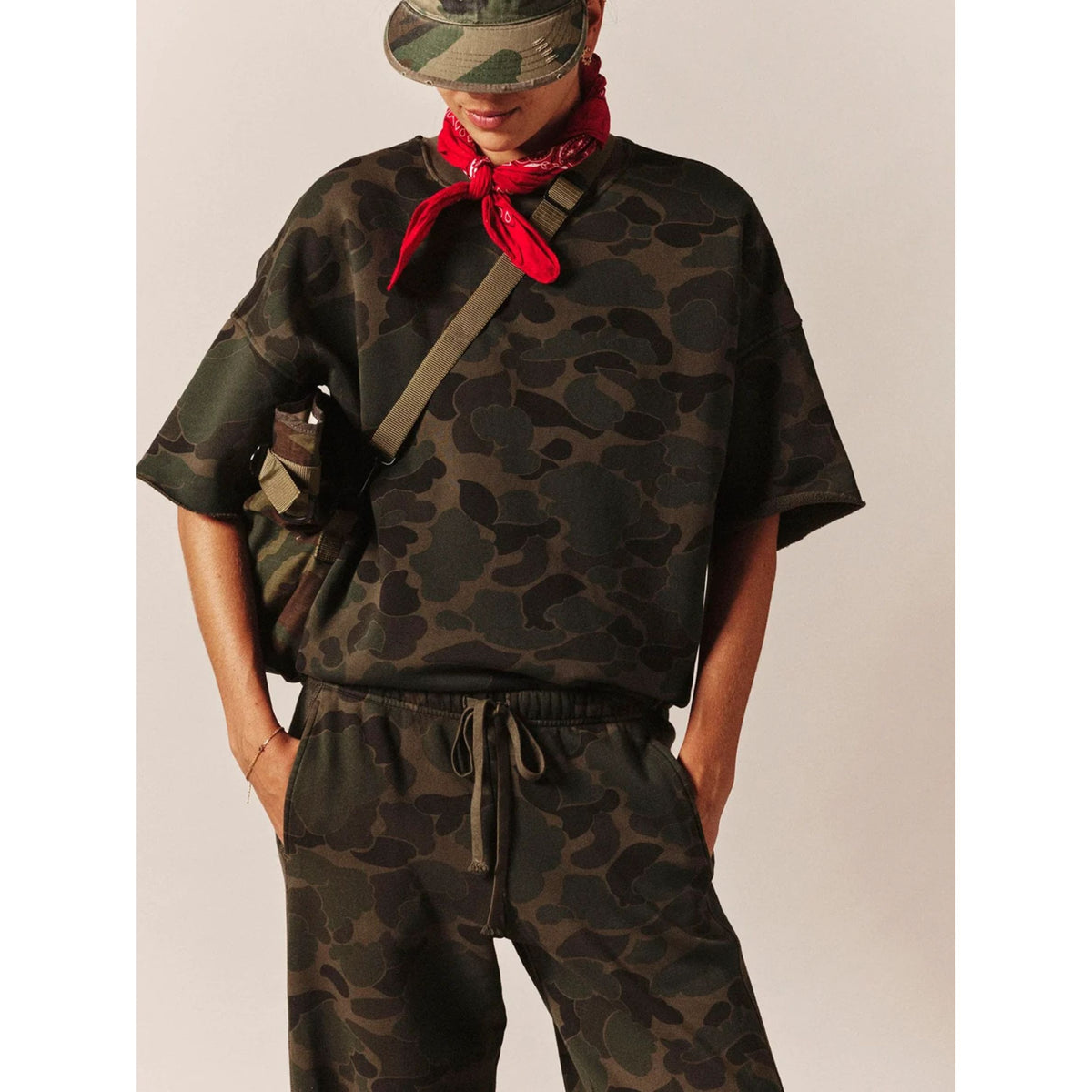 Romeo Tee - Camo Sage