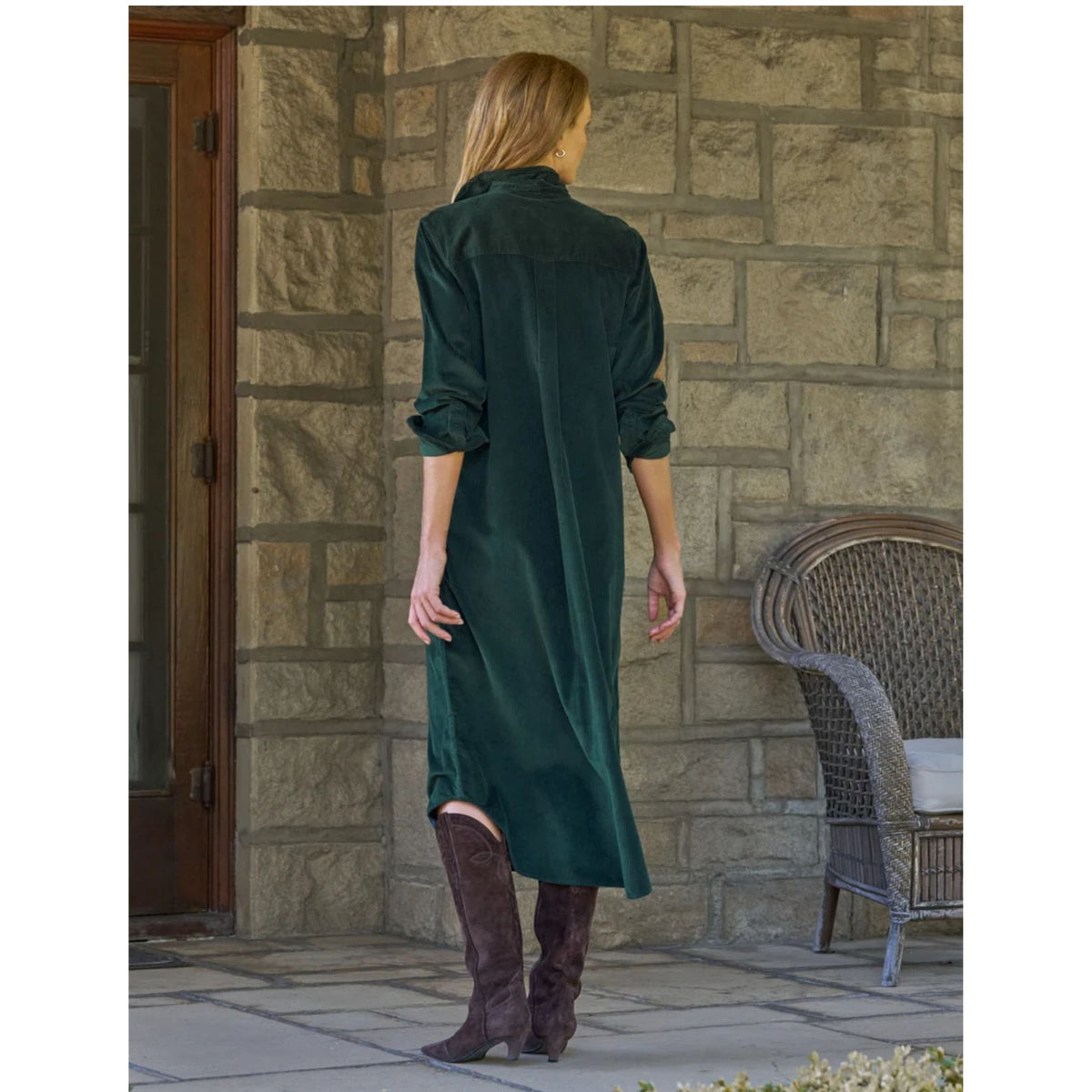 Rory Maxi Shirtdress - Peacock