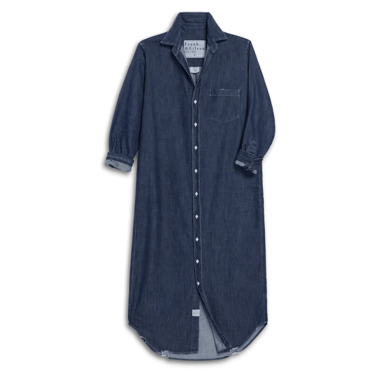Rory Maxi Shirtdress - Vintage Dark Indigo