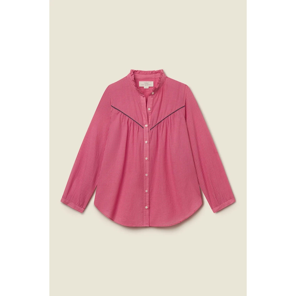 Ruth Shirt - Rosehip Gingham
