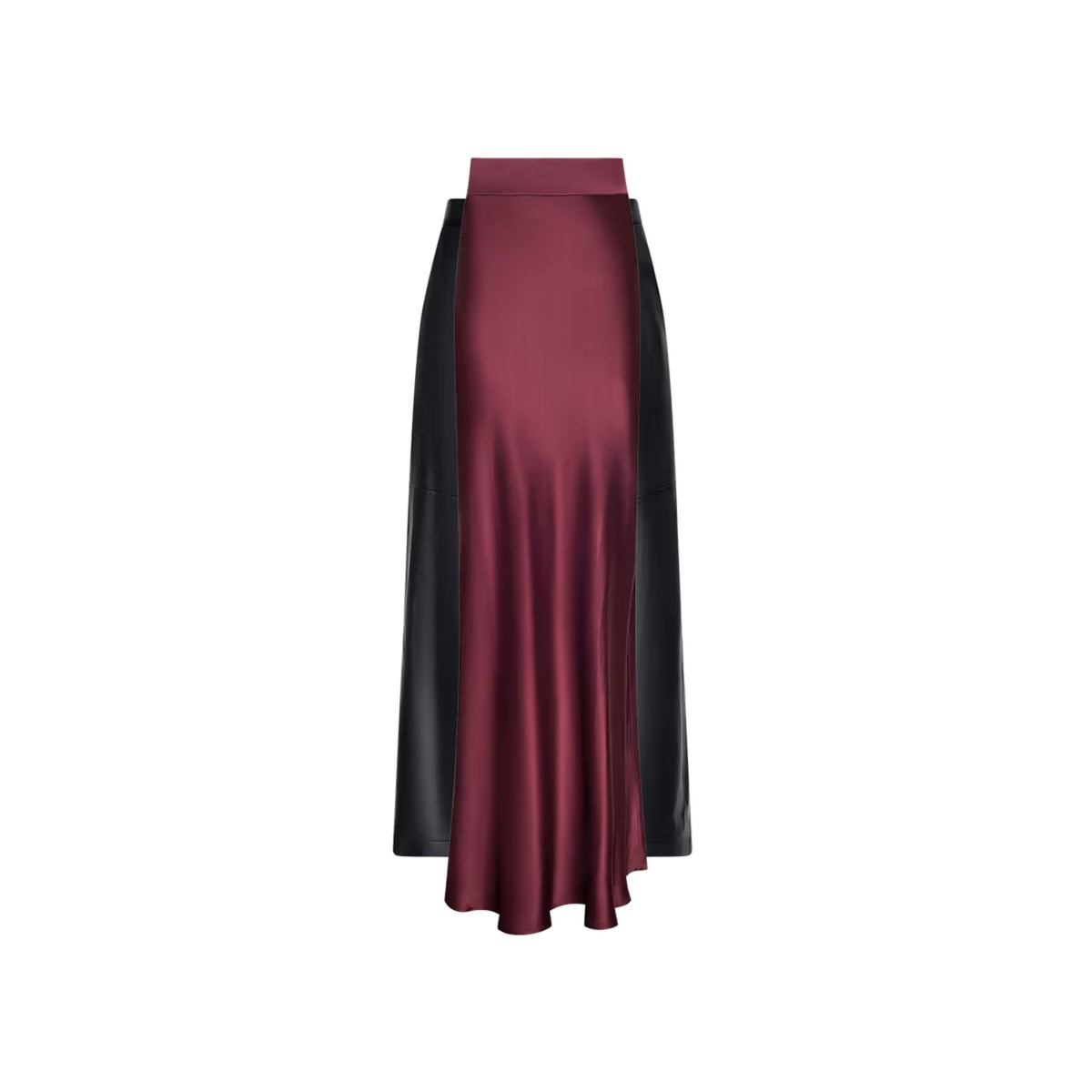 Ryker Bias Skirt - Merlot Red
