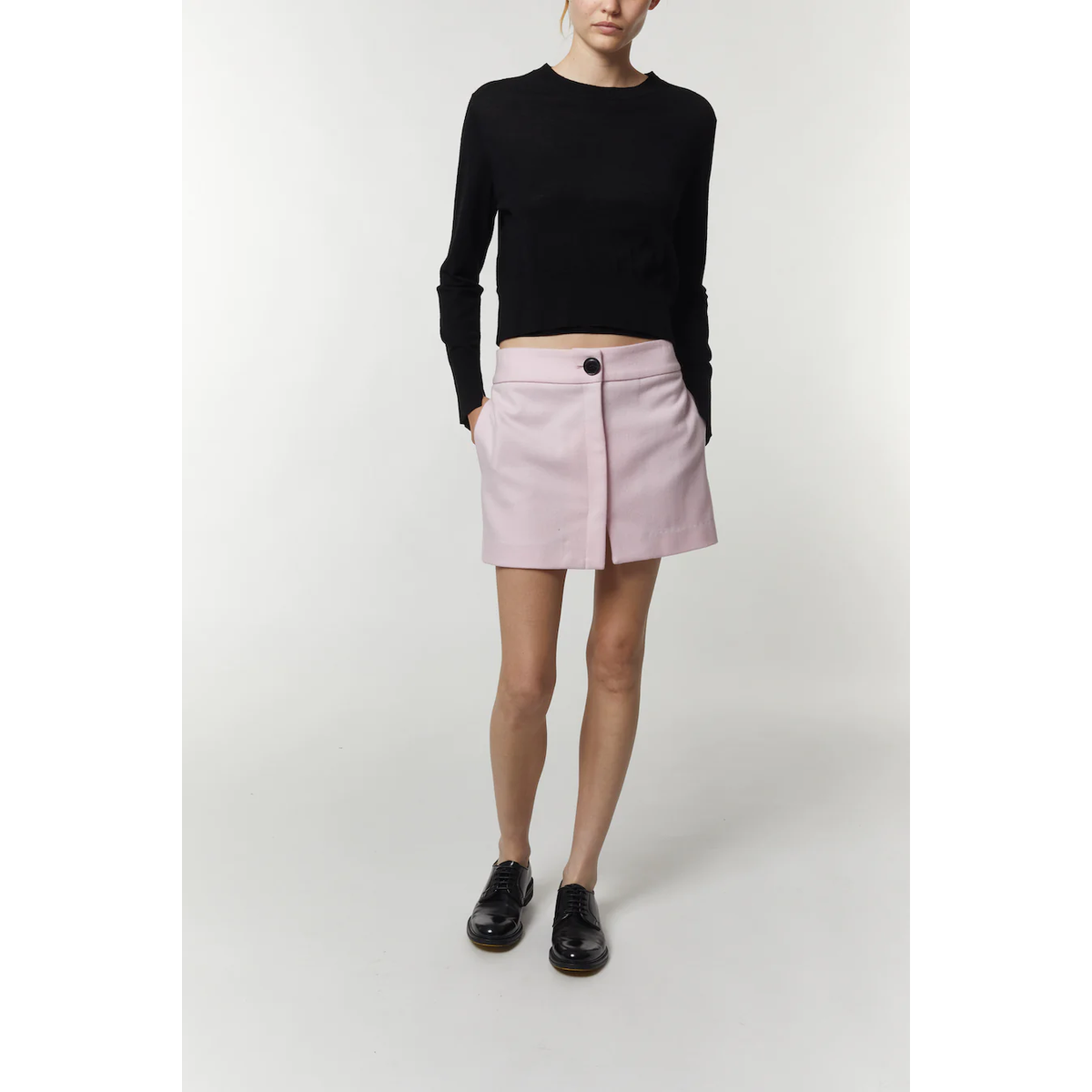 Delancey Wool Mini Skirt