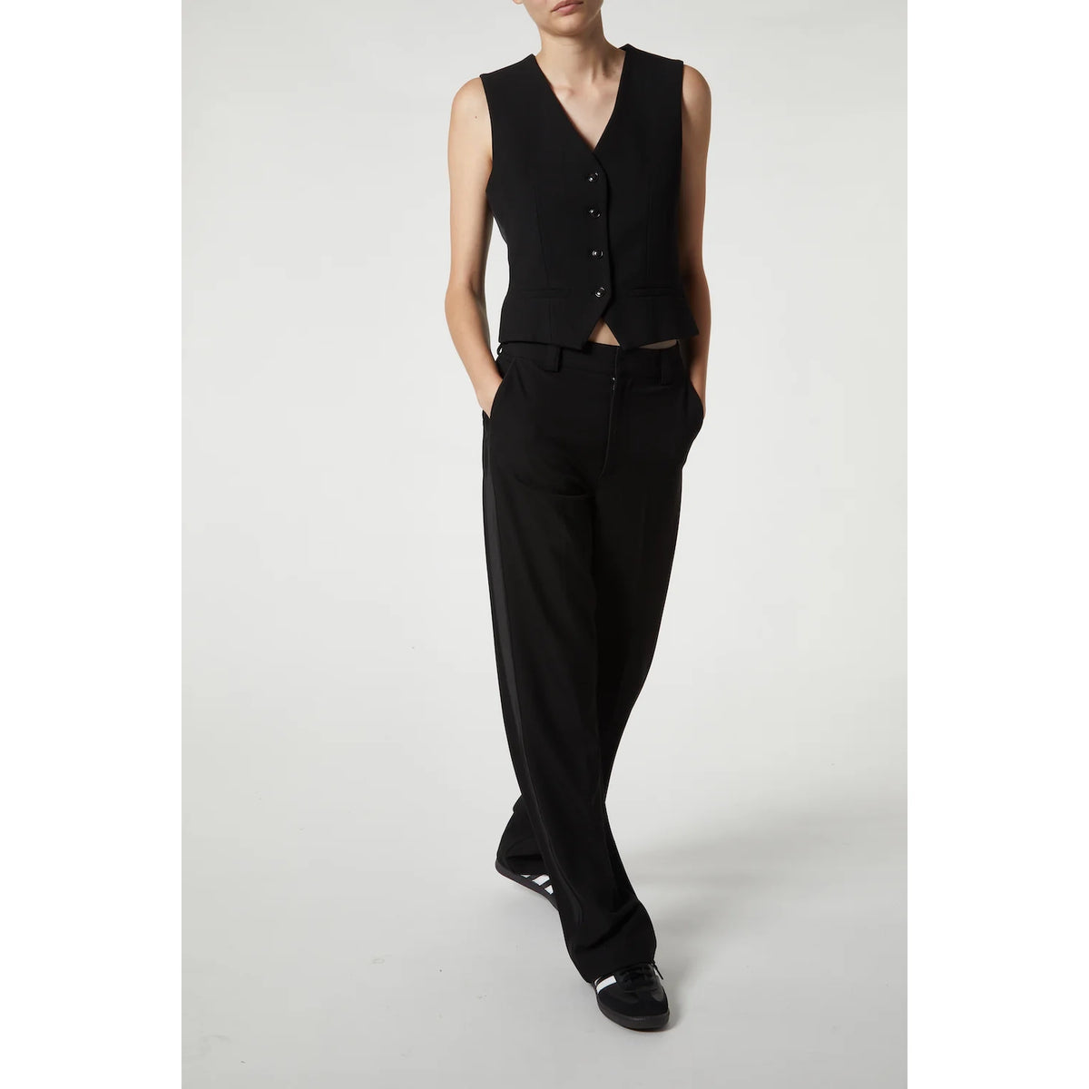 Cait Straight Leg Tuxedo Pant