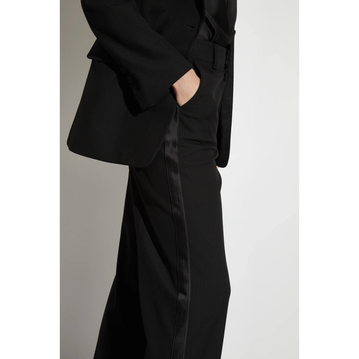 Cait Straight Leg Tuxedo Pant