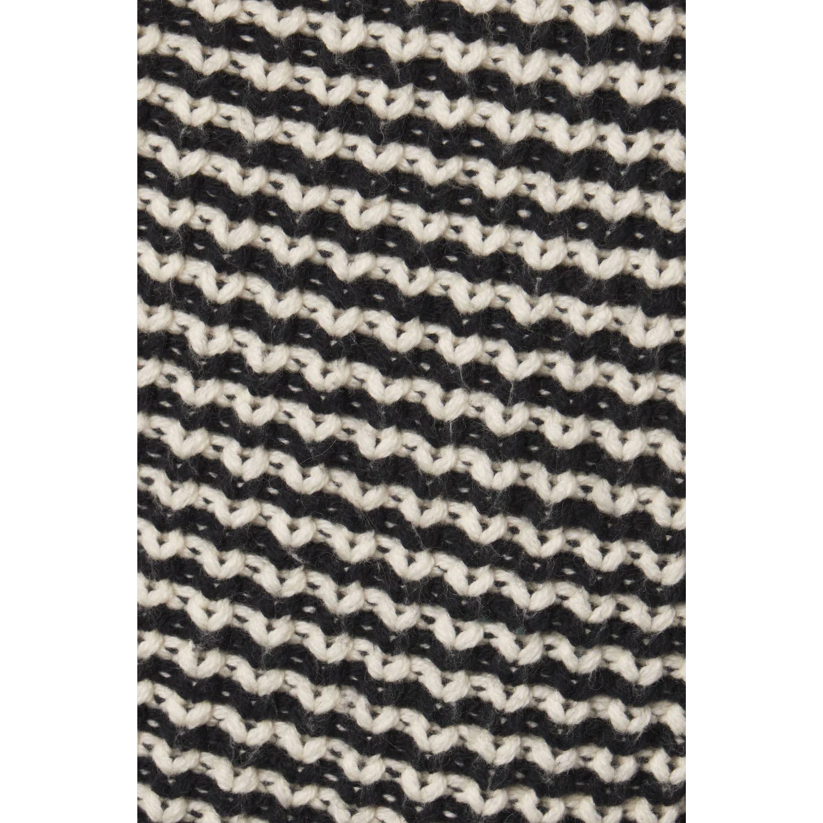 Savannah Cardigan - Antique White & Black Stripe