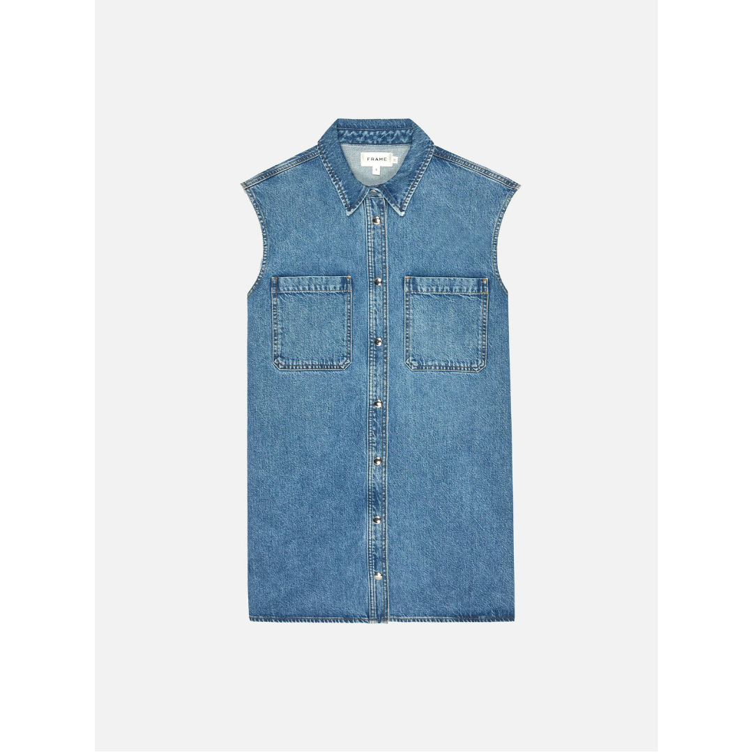 Sleeveless Shirt Dress - Method