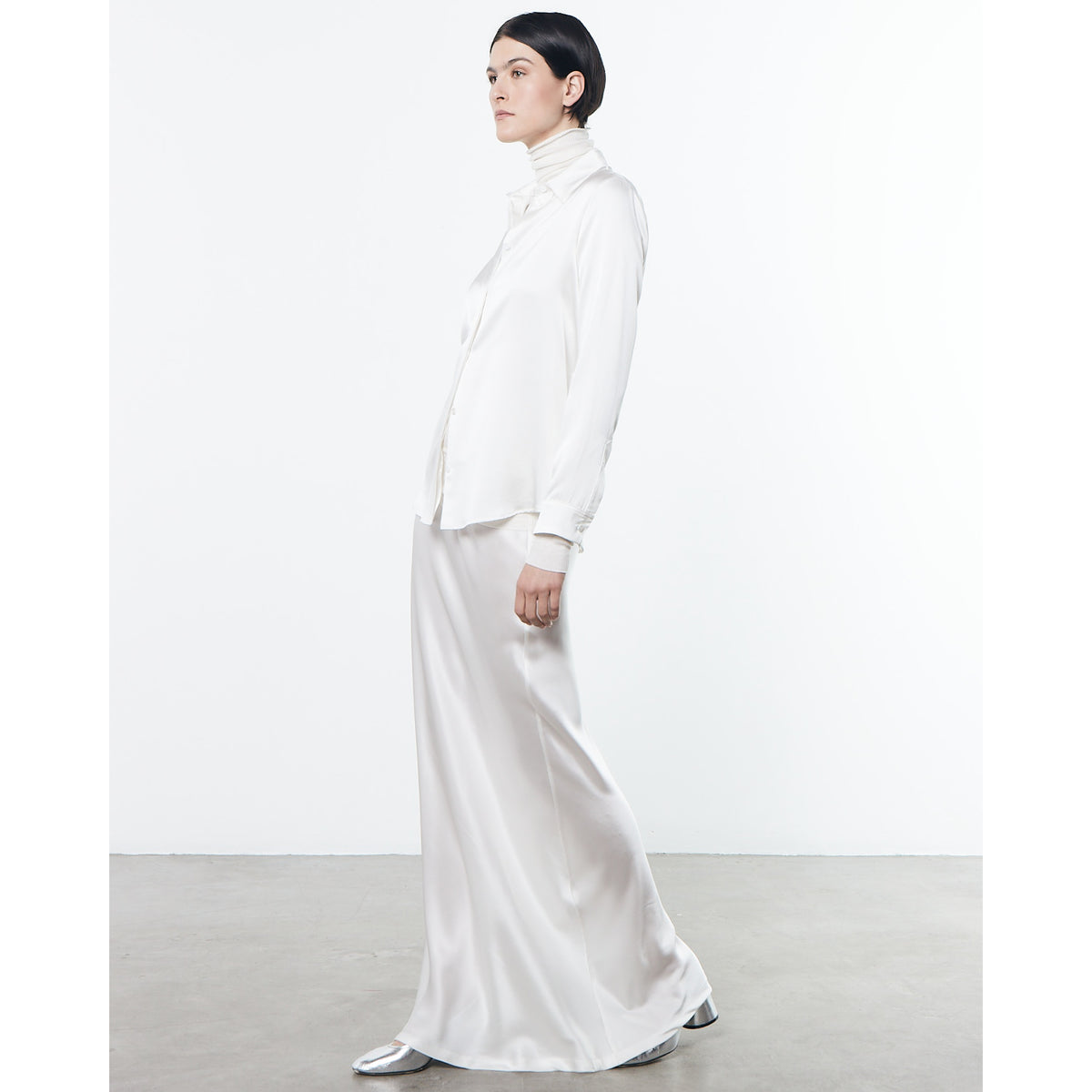 Silk Full Length Skirt
