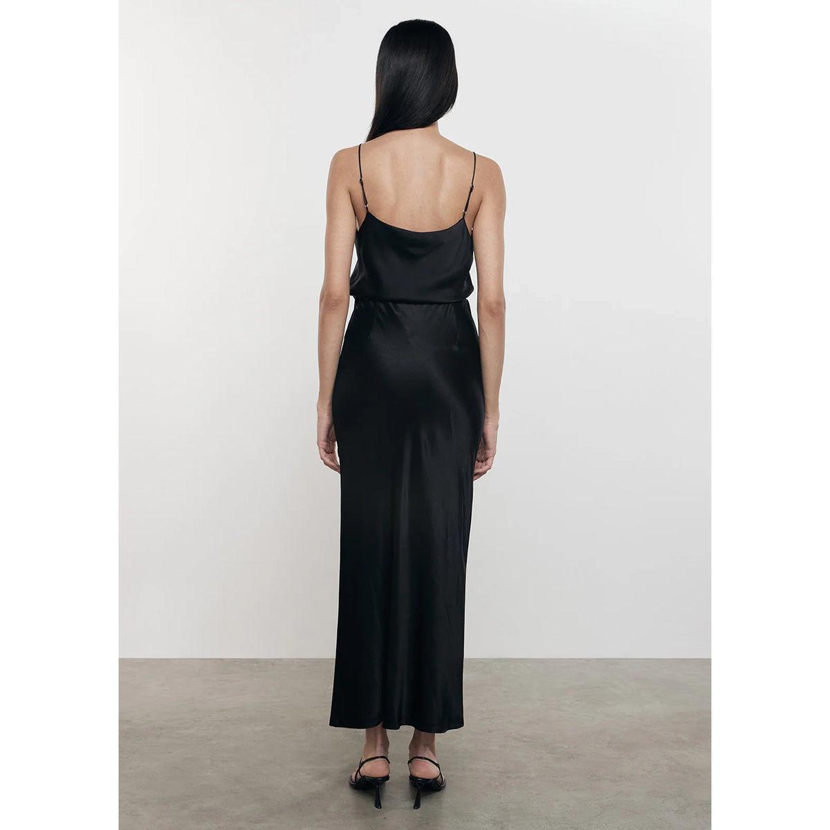 Satin Bias Cut Skirt