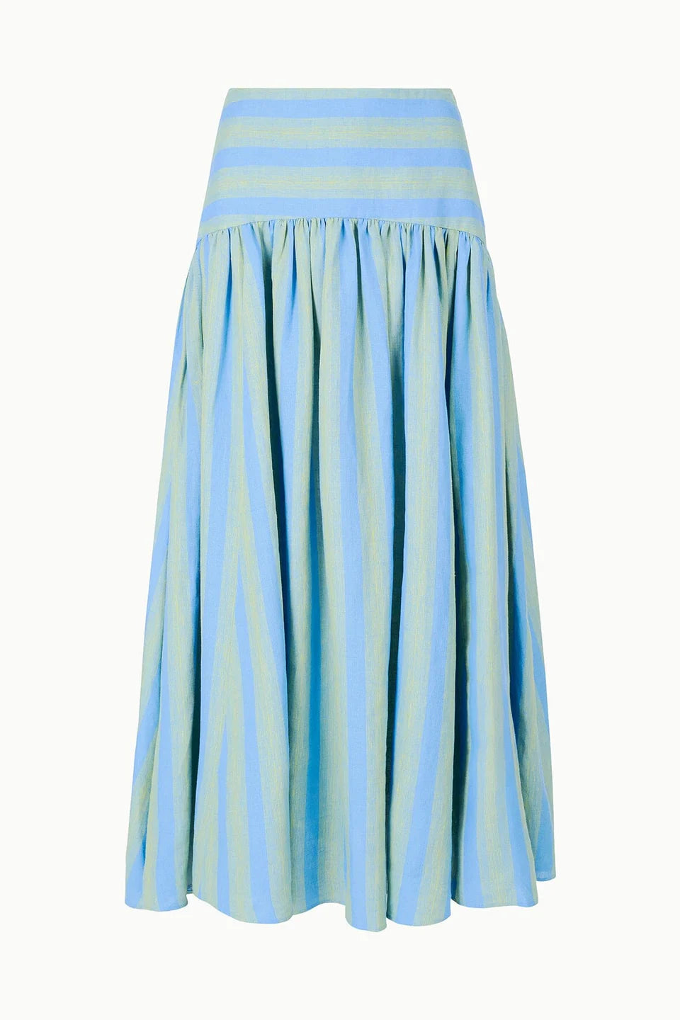 Procida Linen Skirt - Seaport Stripe