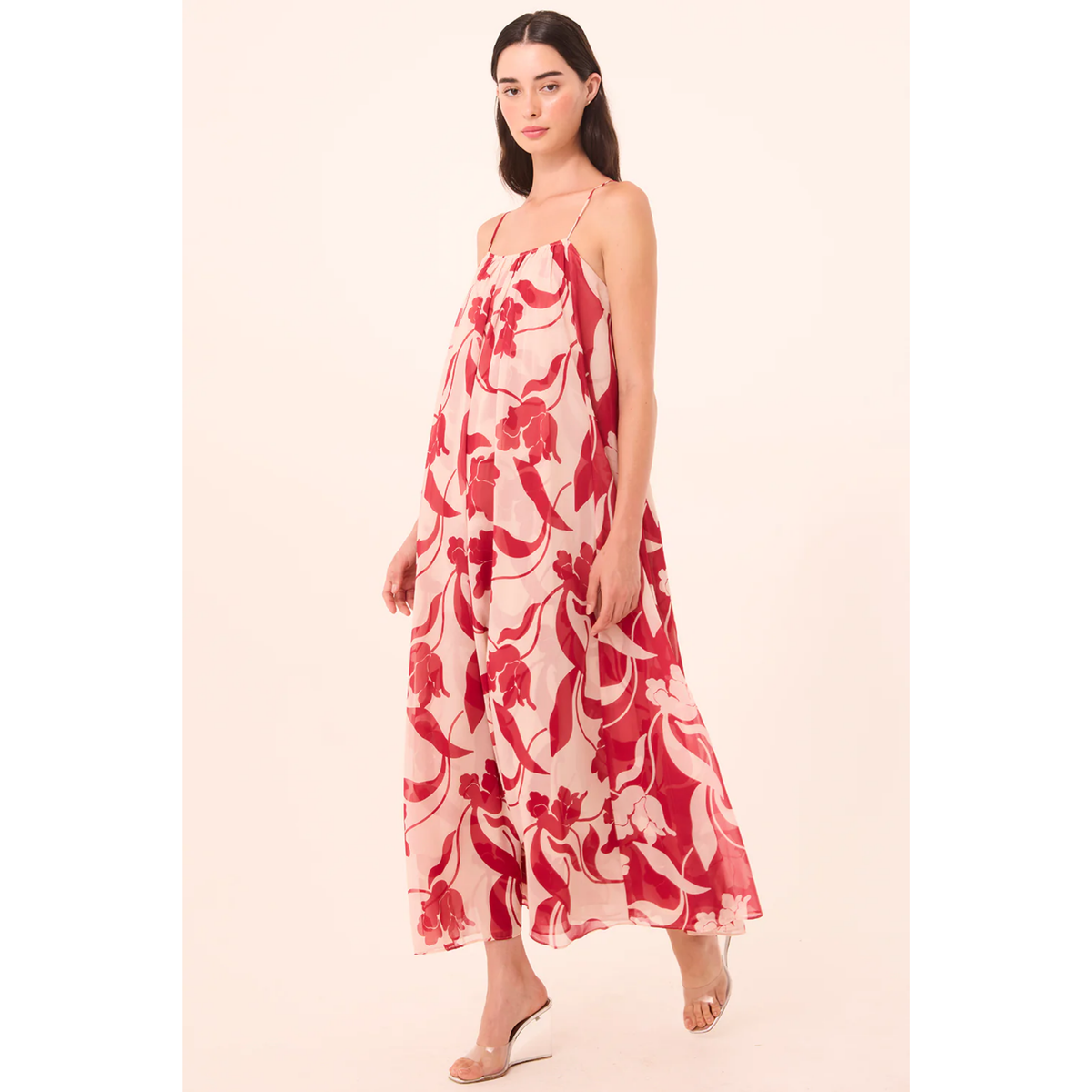 Stella Dress - Cherry Flora Mix