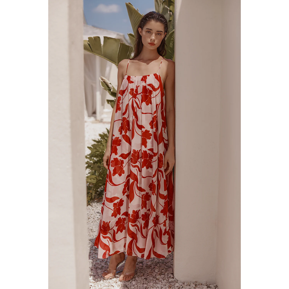 Stella Dress - Cherry Flora Mix