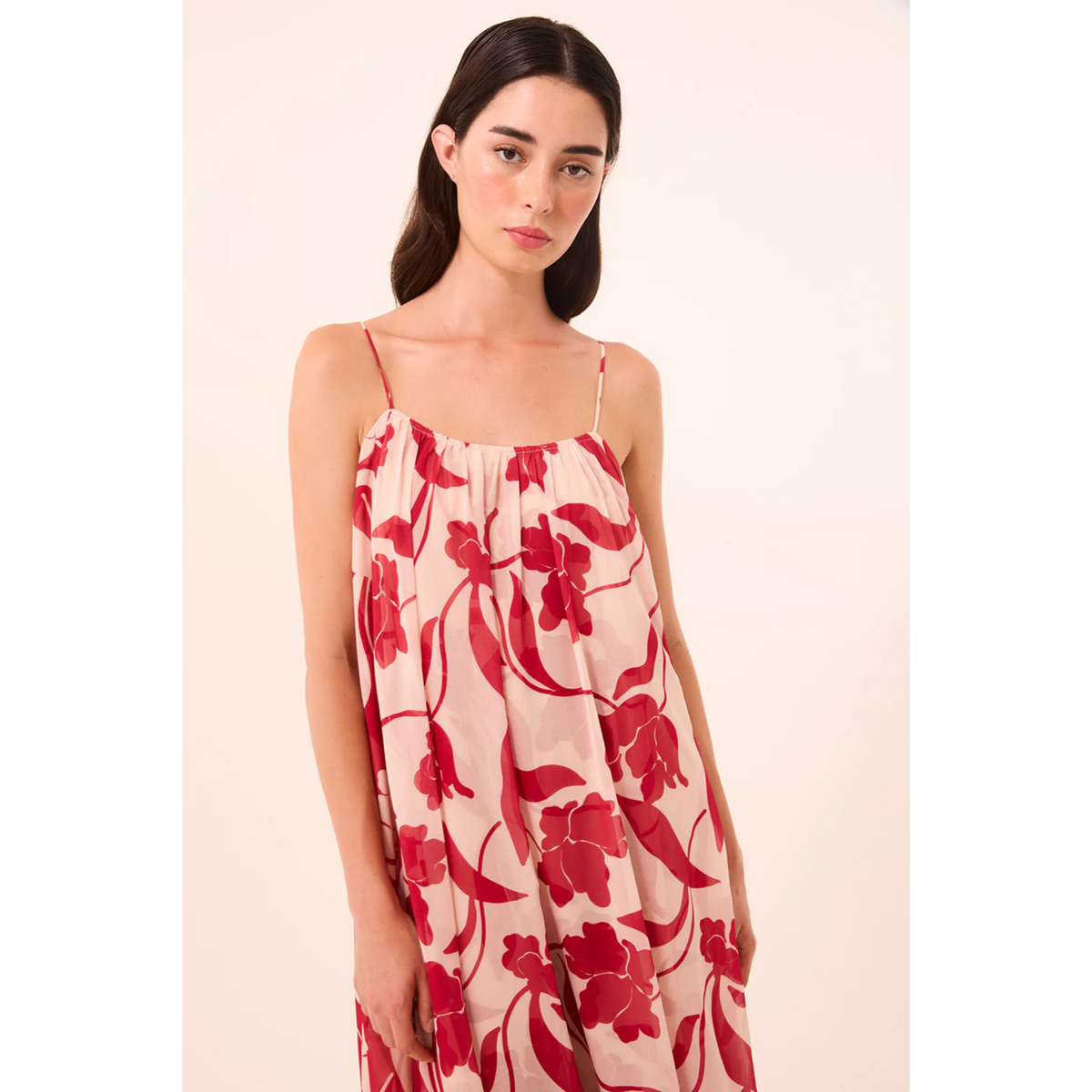Stella Dress - Cherry Flora Mix