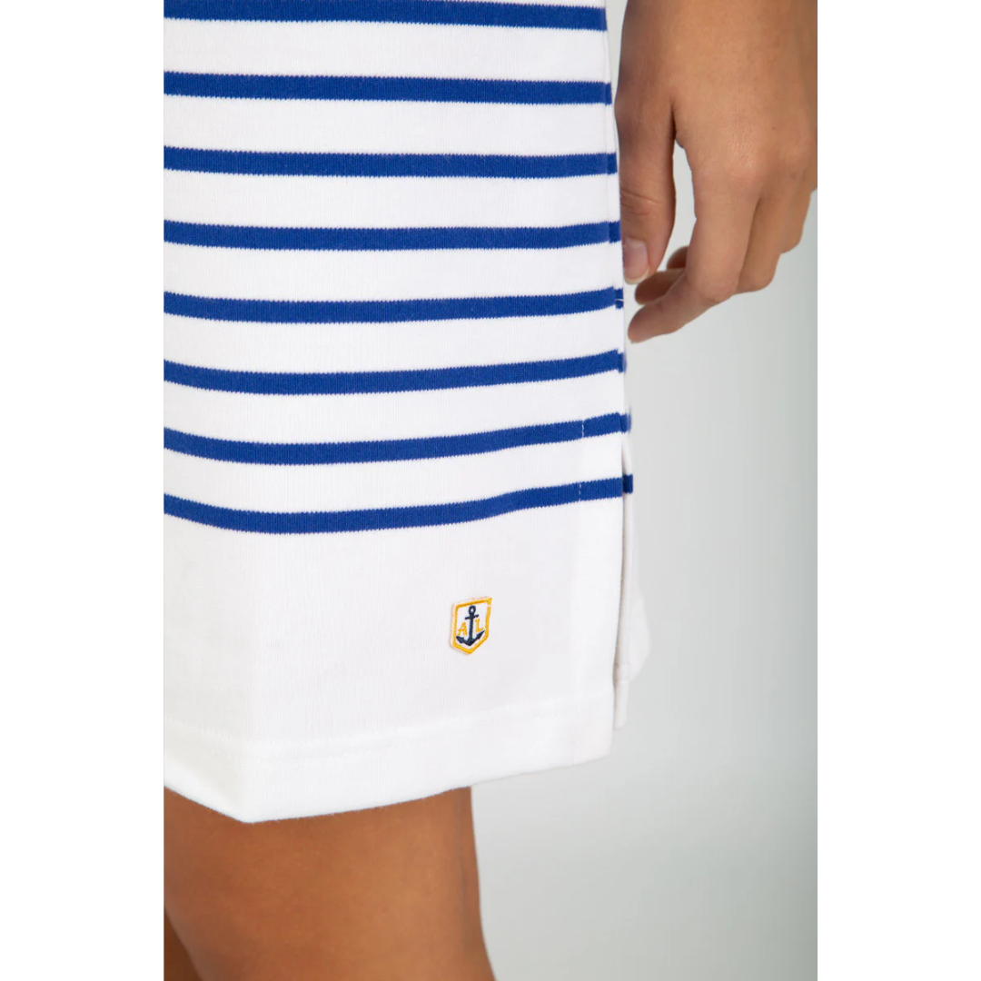 Striped Dress Thick Cotton
