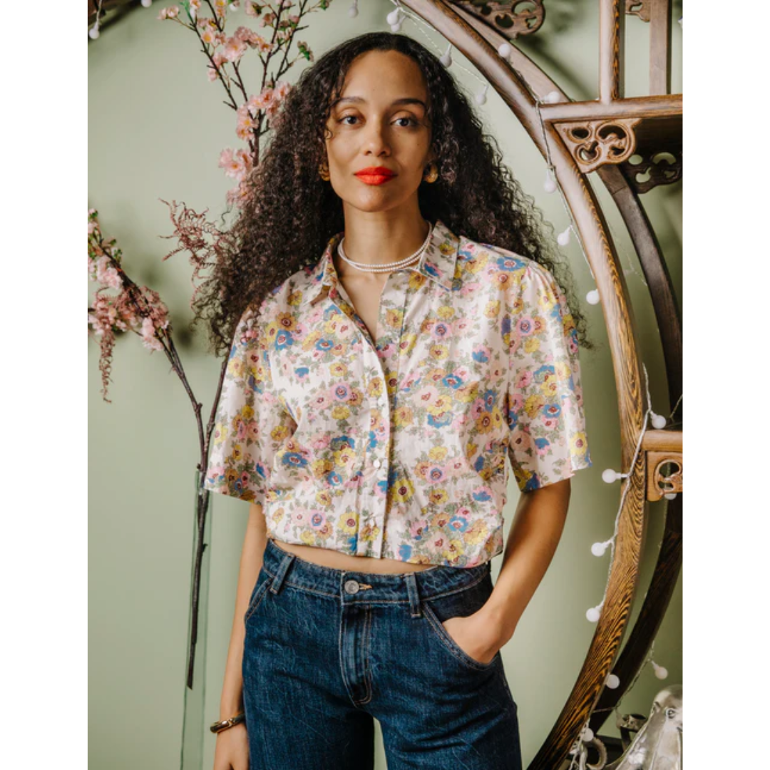 Liberty Fabric Sylvan Top - Madeline Print