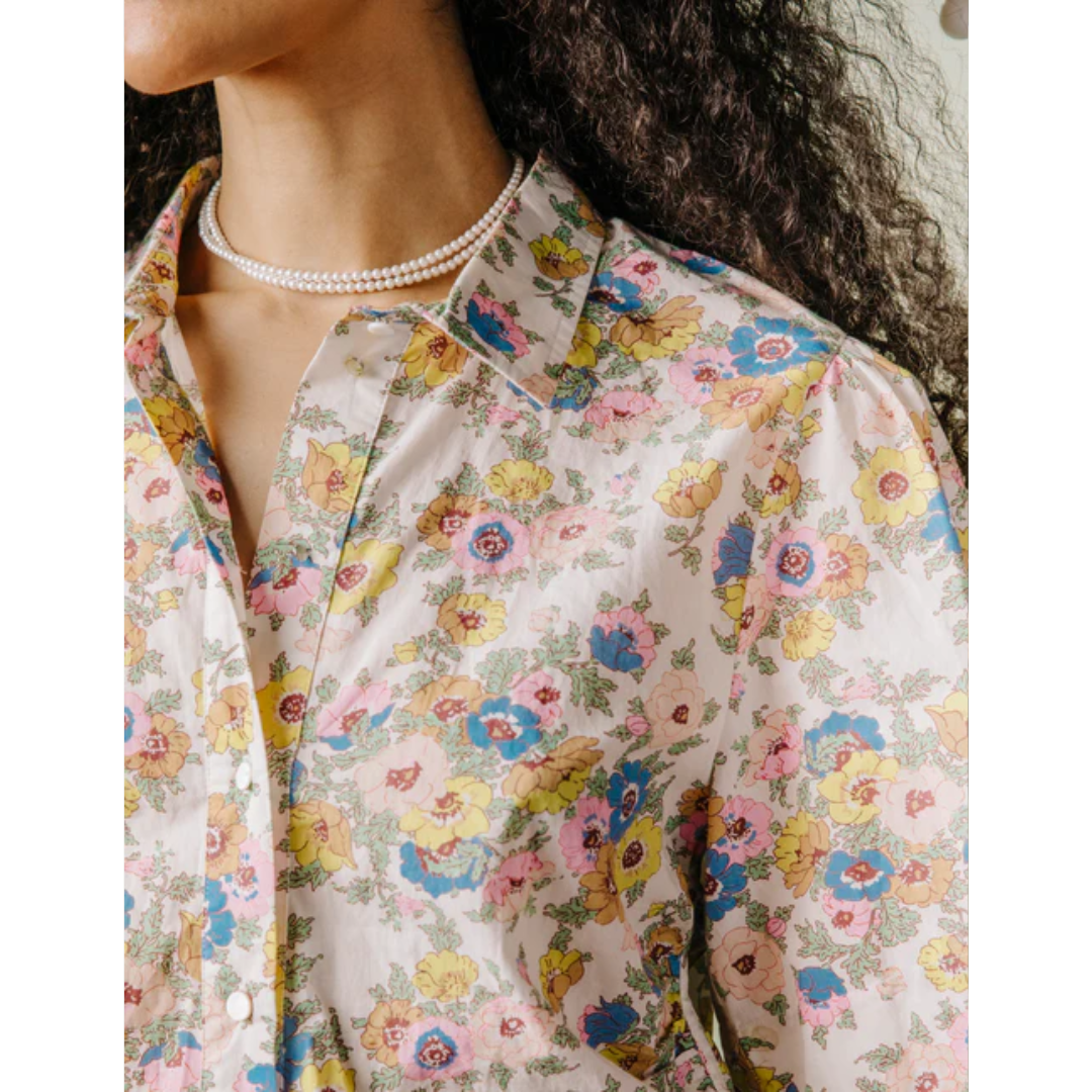 Liberty Fabric Sylvan Top - Madeline Print