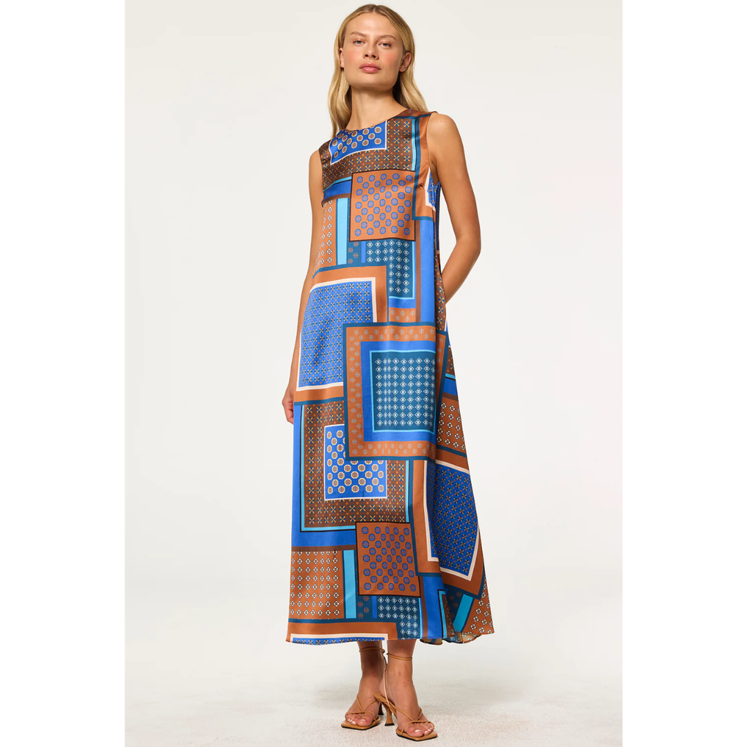 Sylvie Dress - Tile Patchwork