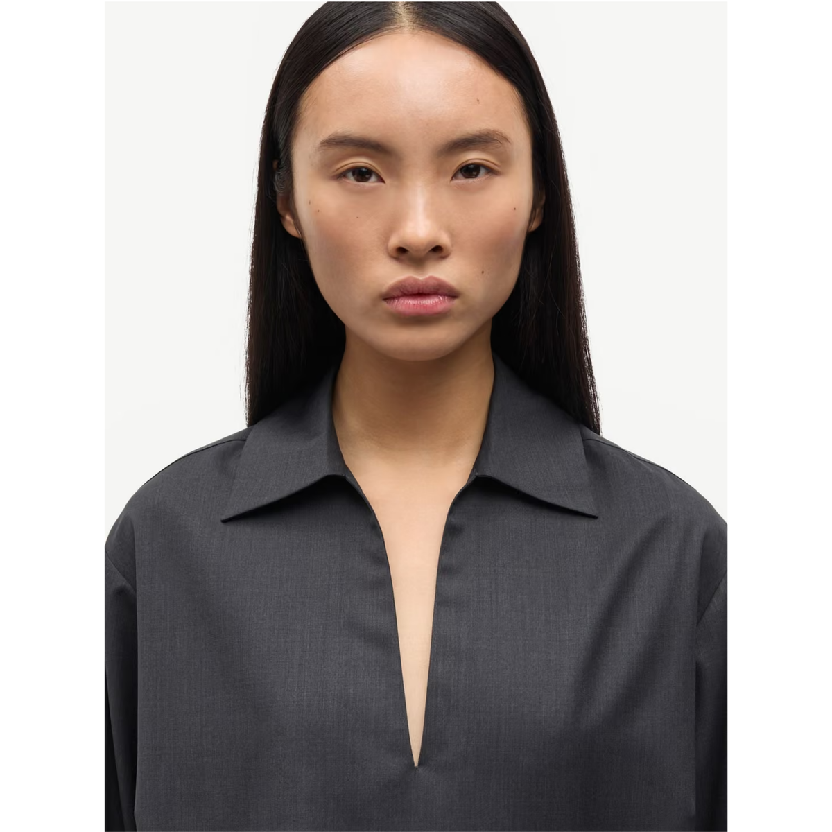 Sadaphne Shirt - Black Mel