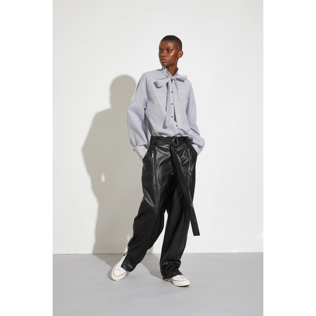 Courtney Vegan Leather Pants