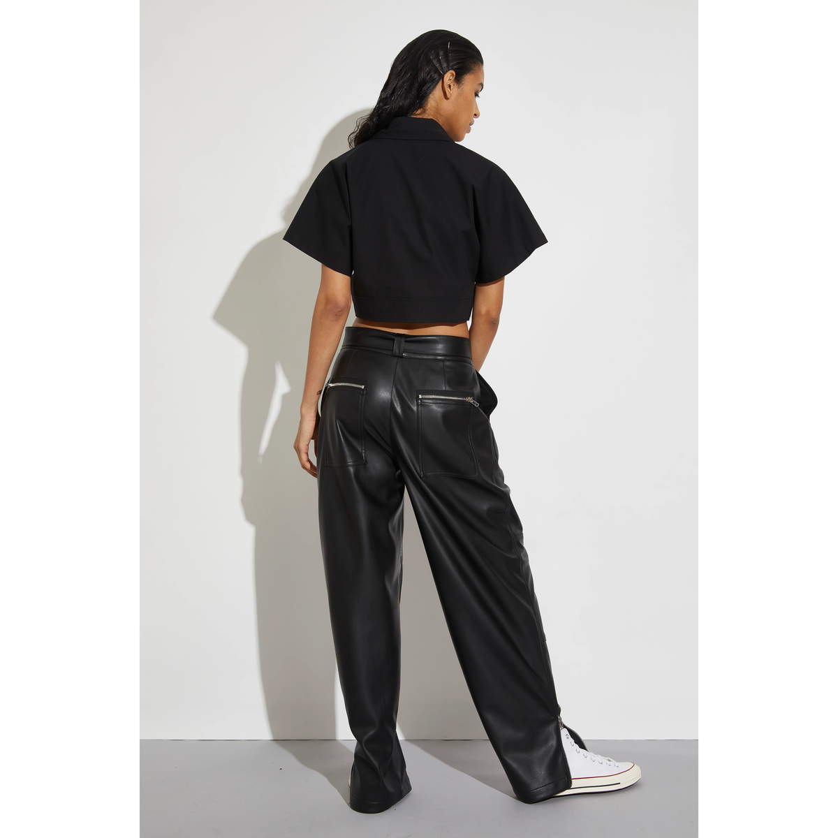 Courtney Vegan Leather Pants
