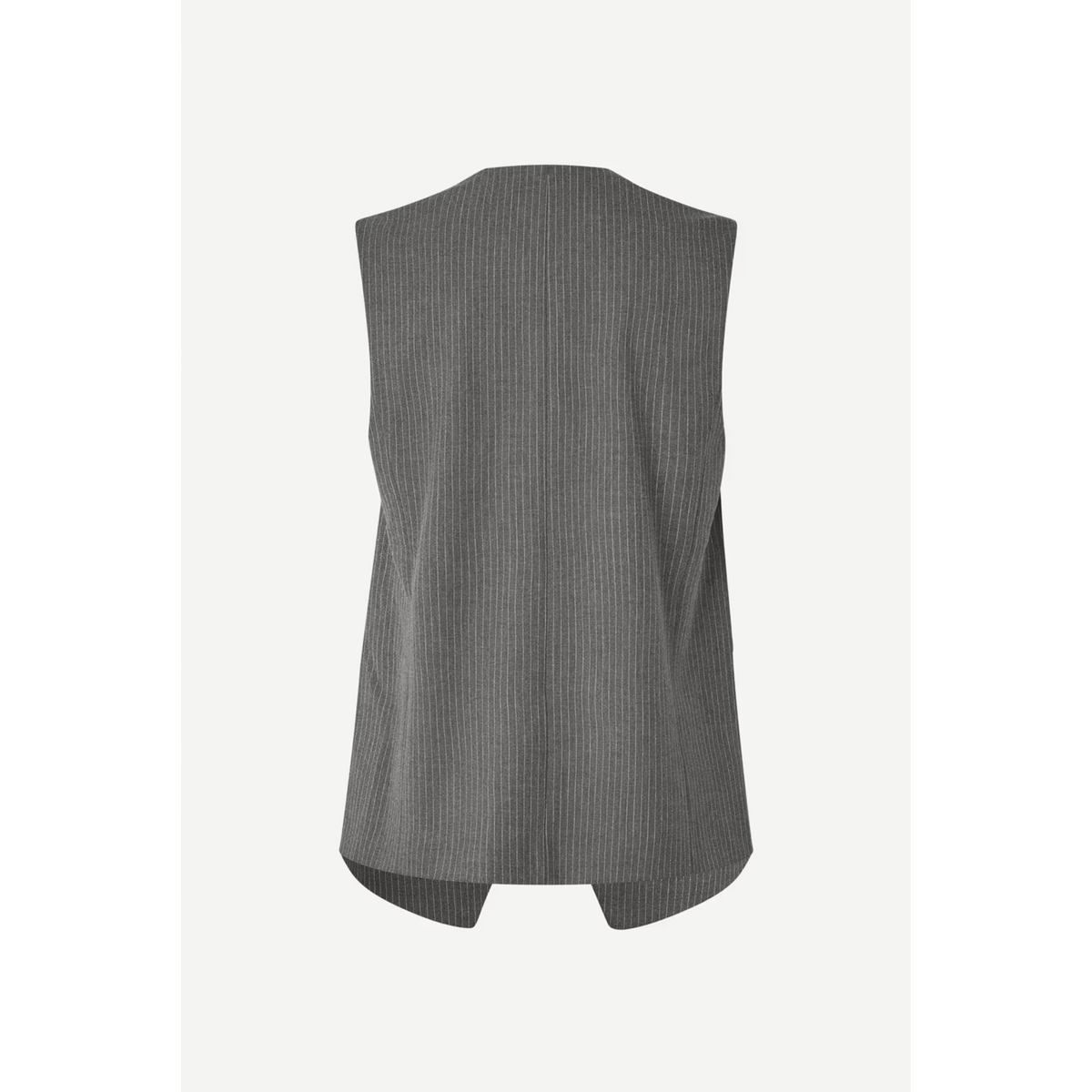Saleni Vest - Dark Gull Gray Pinstripe