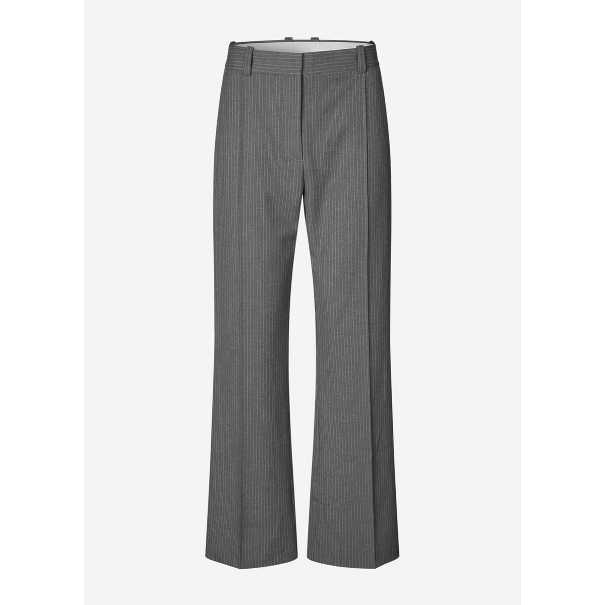 Salot Trousers - Dark Gray Pinstripe