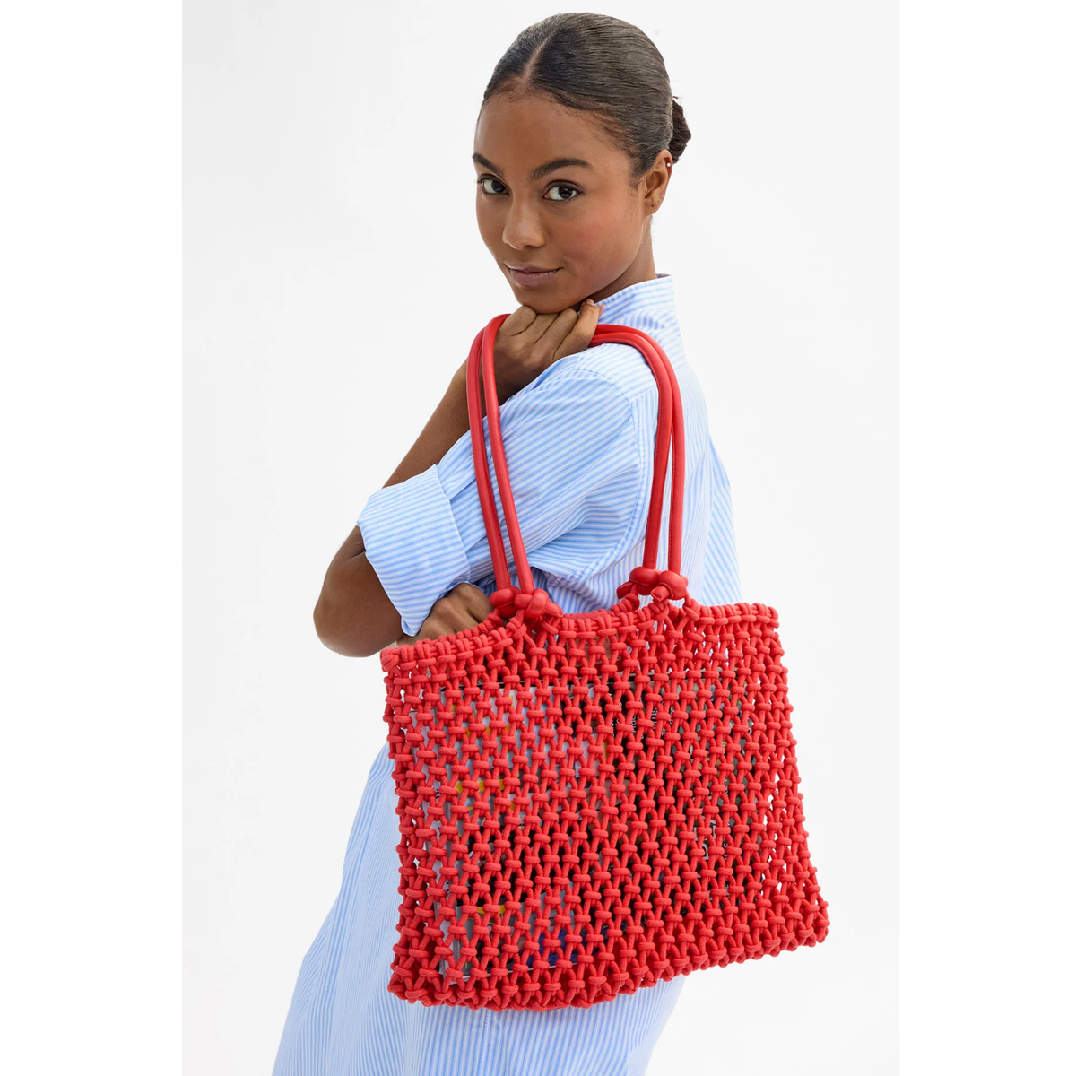 Sandy Tote - Bright Poppy