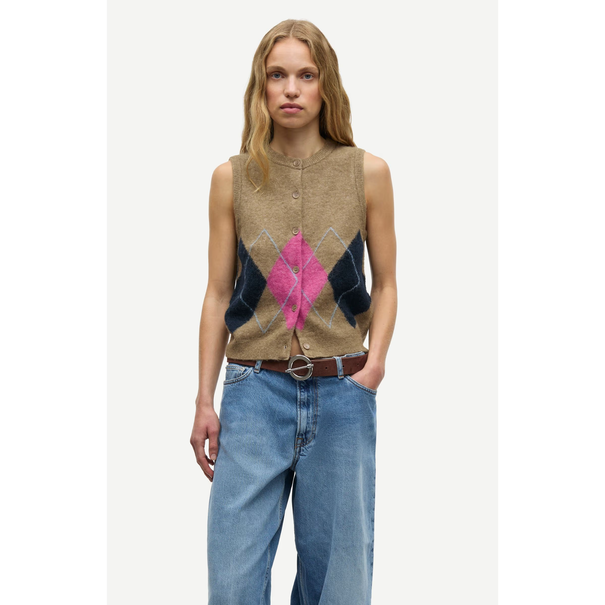 Sanoura Vest - Lead Gray