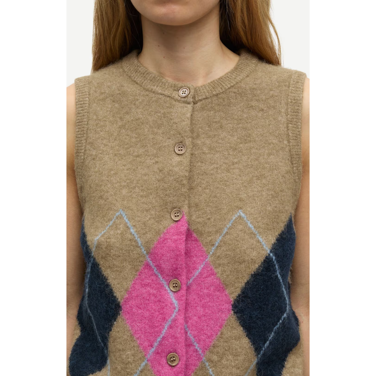 Sanoura Vest - Lead Gray