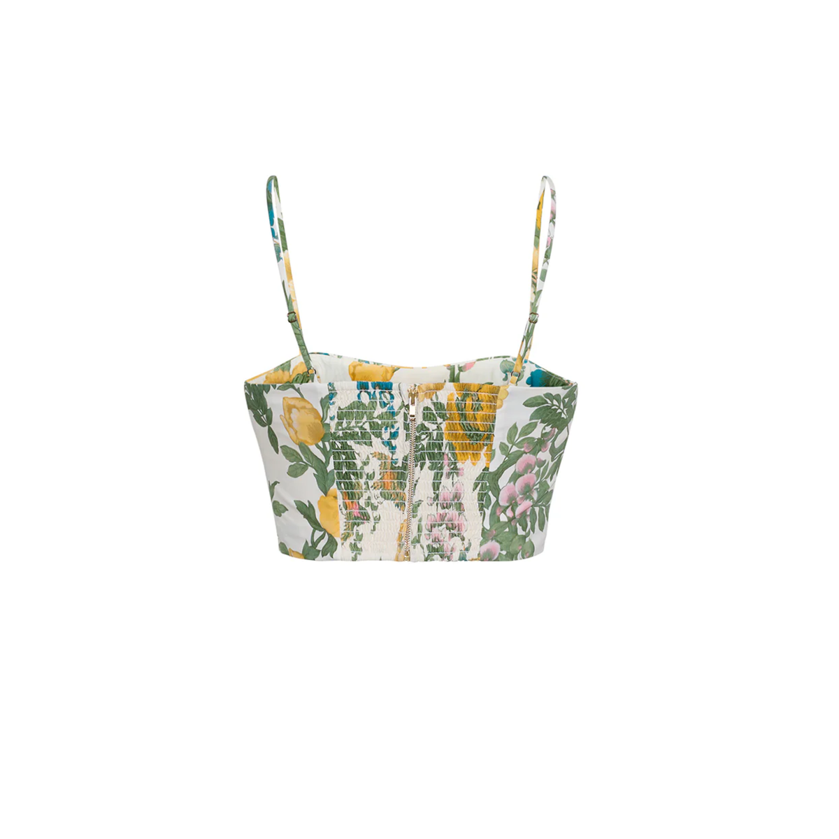 Seema Top - Flora Meadow Ivory
