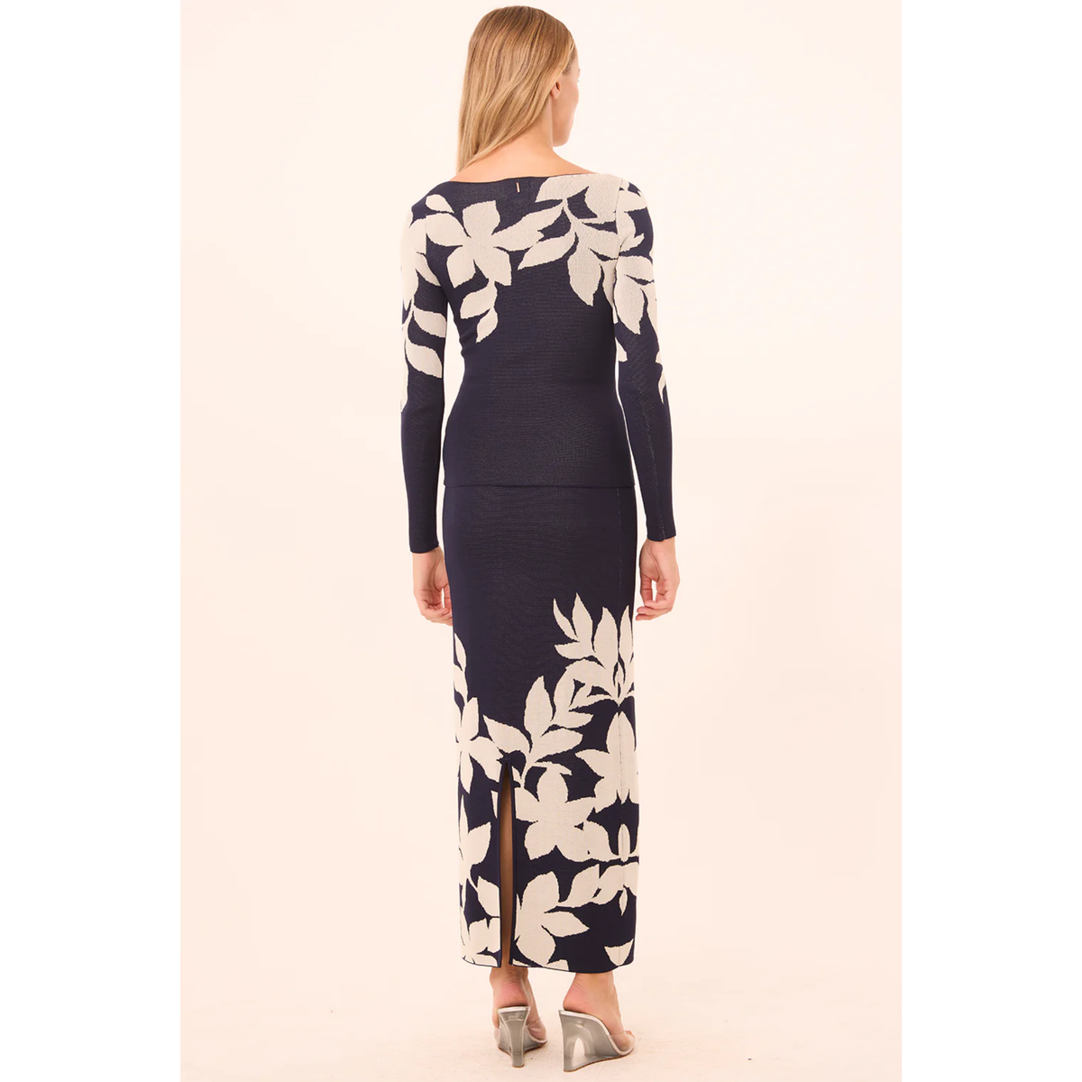 Shae Skirt - Navy Flora