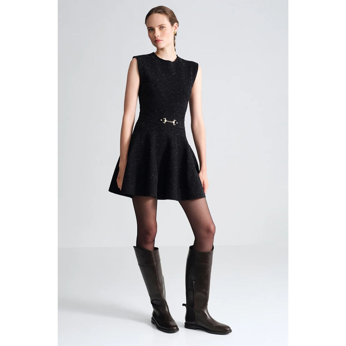 Shay Dress - Black Speckle
