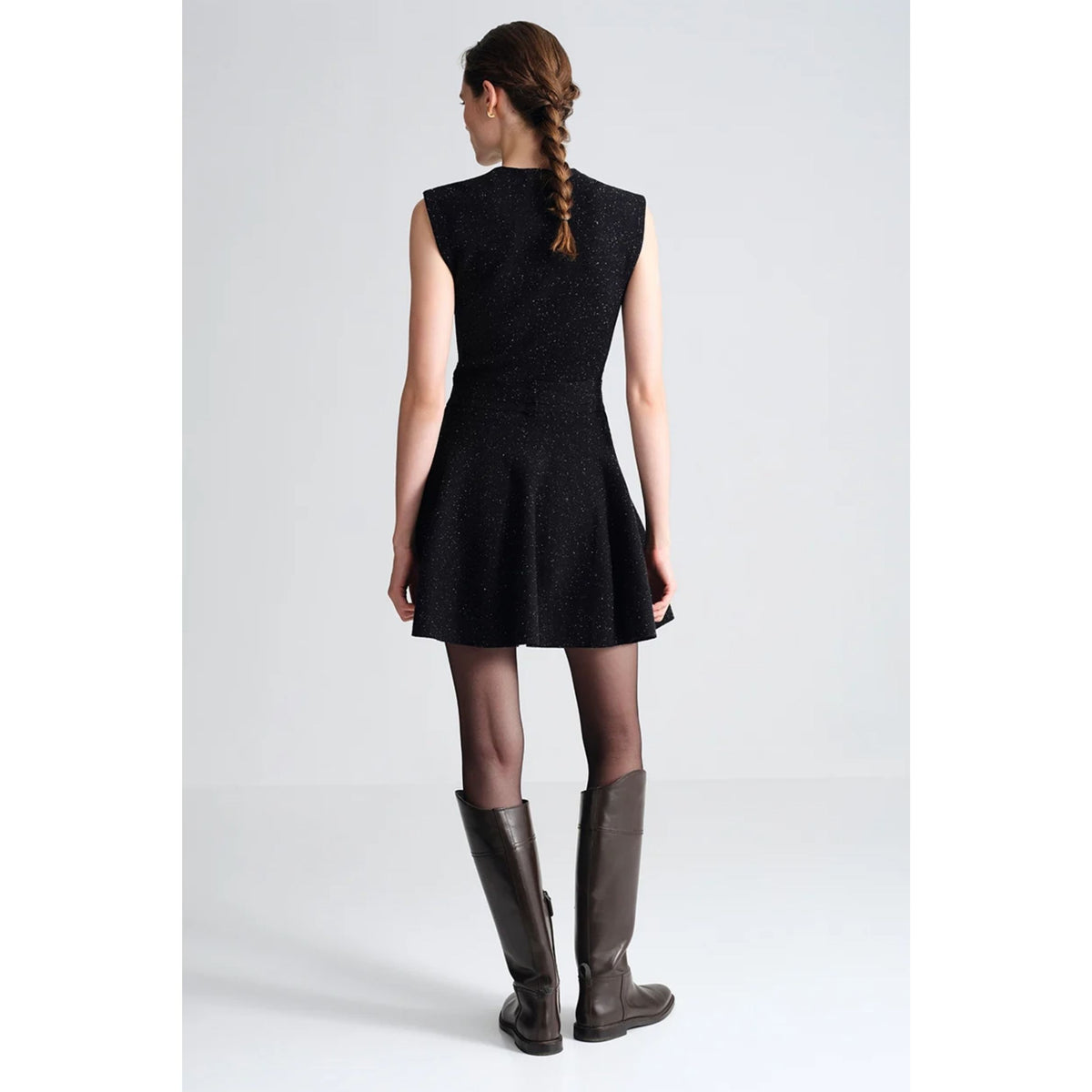 Shay Dress - Black Speckle