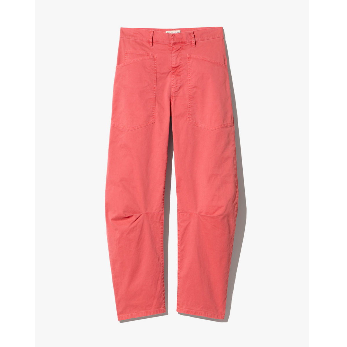 Red pants on a white background