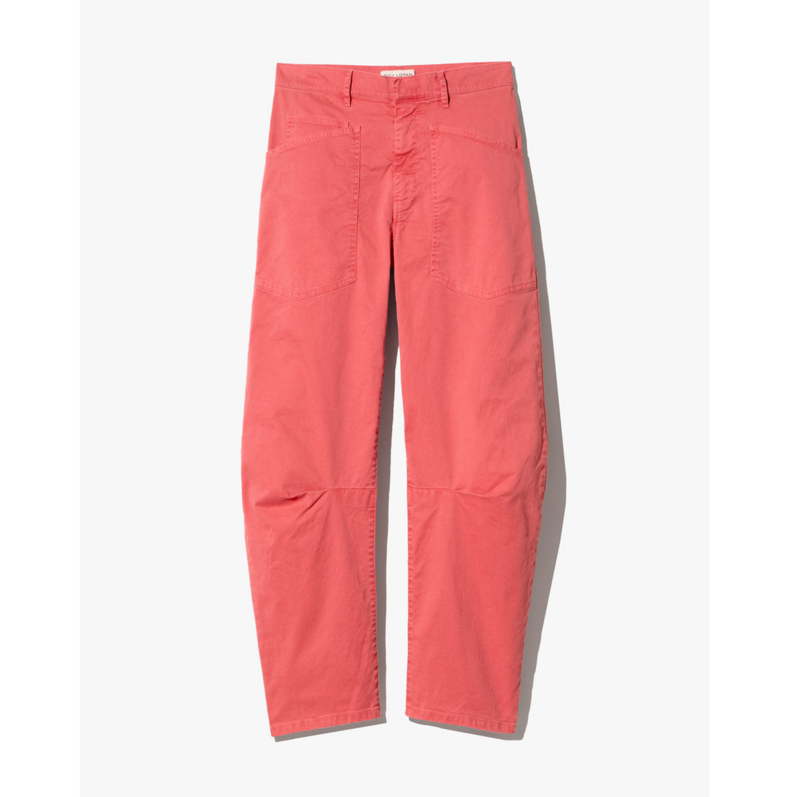 Red pants on a white background