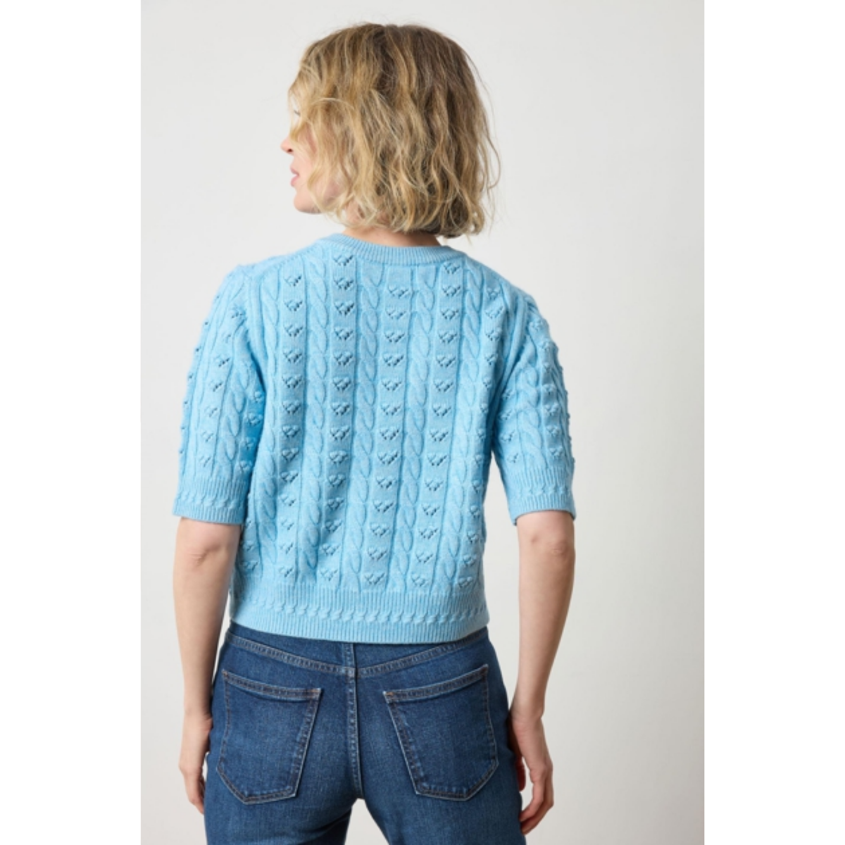 Short Sleeve Cardigan Sweater