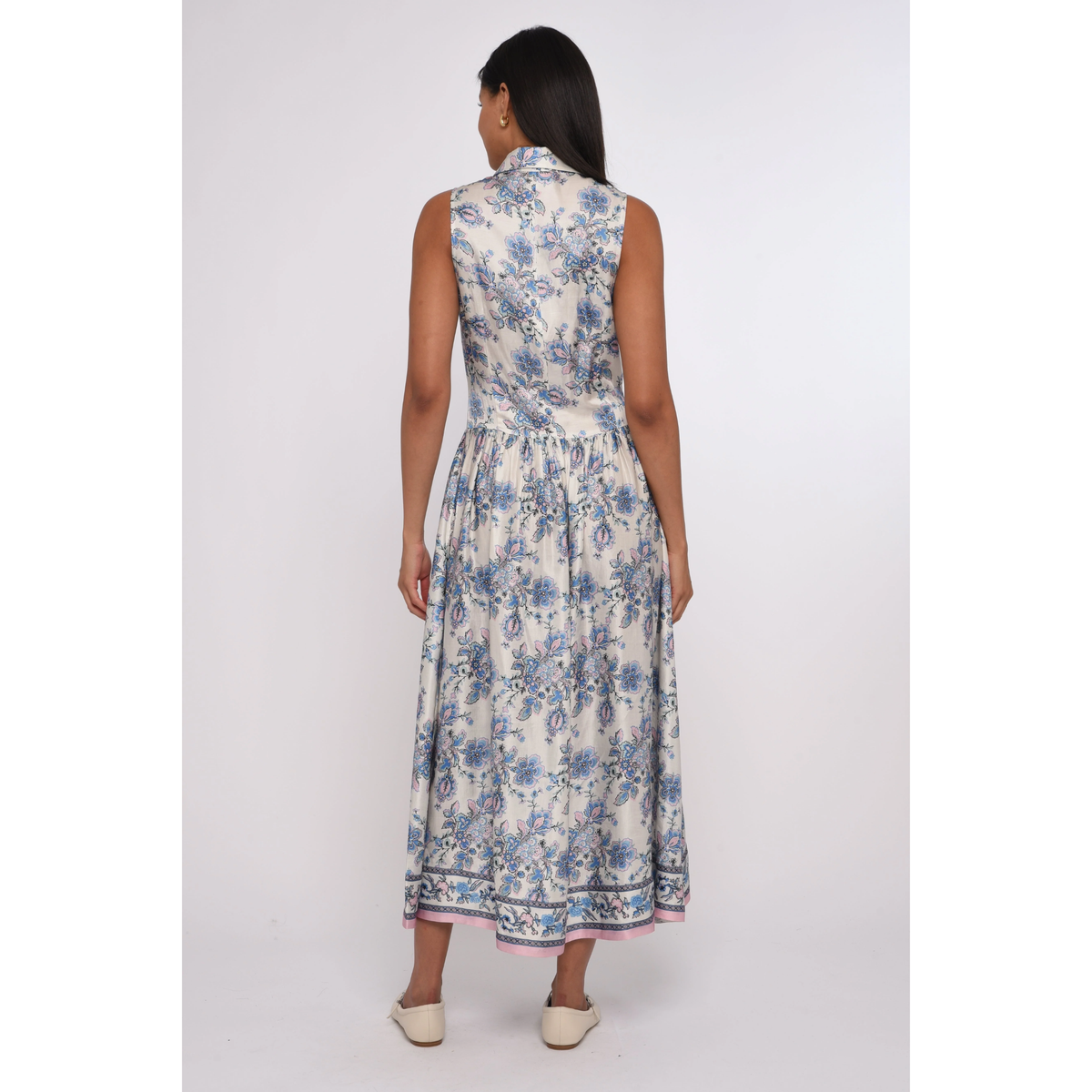 Sierra Midi Dress - Greta Scarf Print