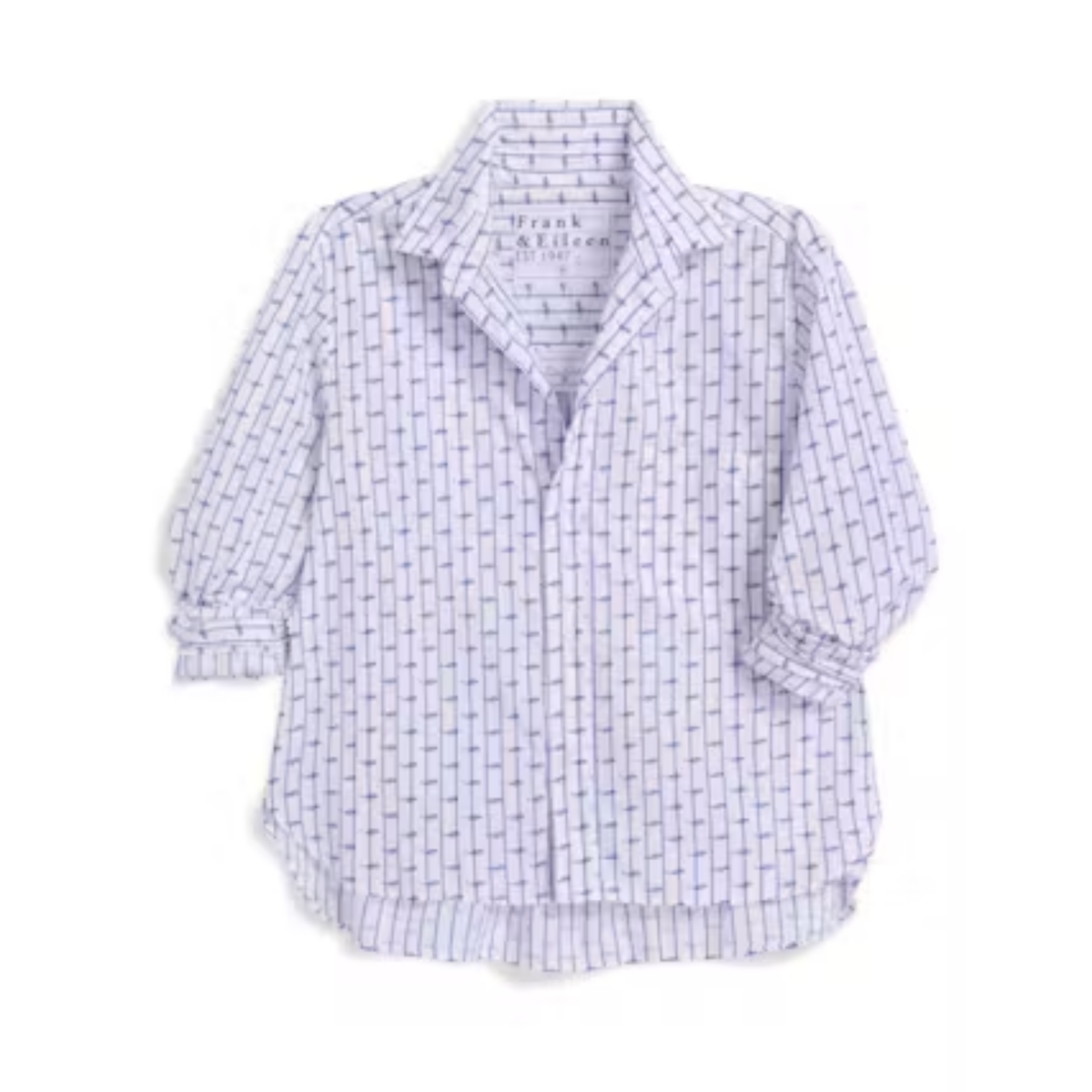 Silvio Untuckable Button-Up - Stripe Whale